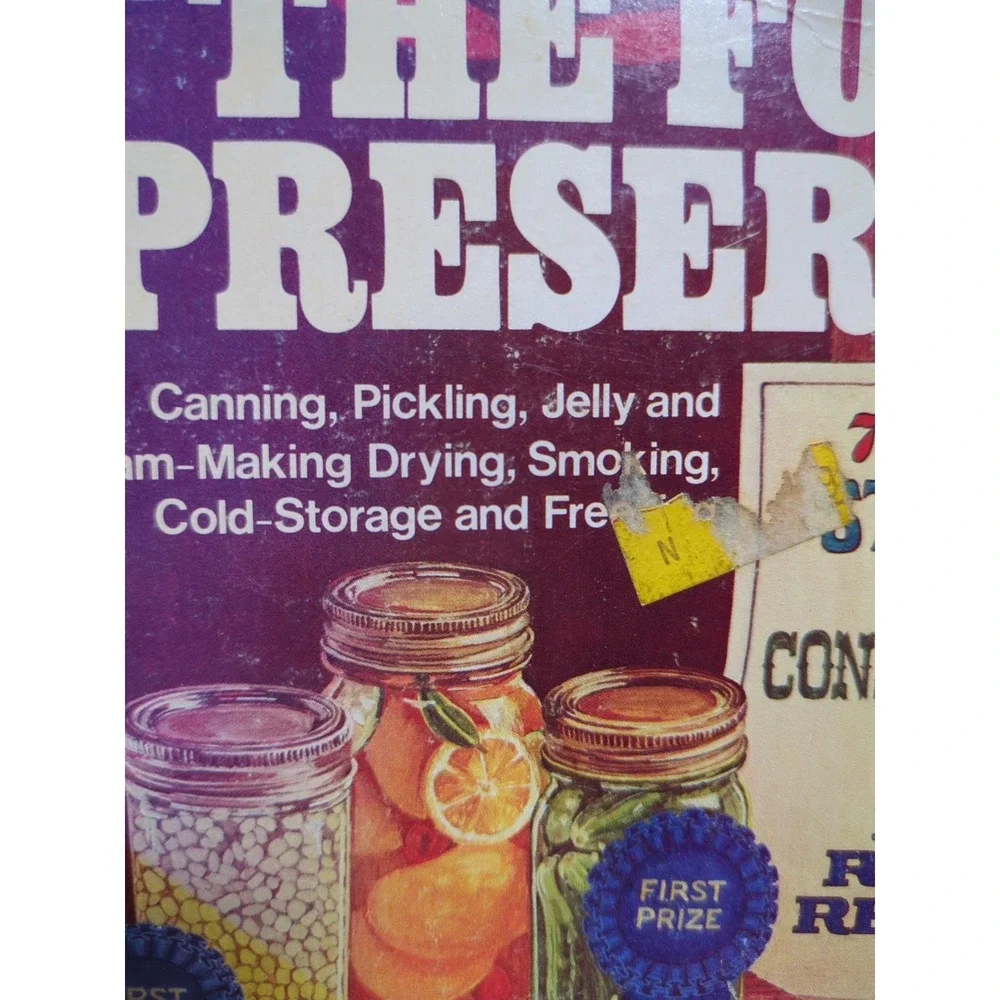 1976 The‎ Food Preserver Consumer Guide Blue Ribbon Recipes Vintage Trade PB